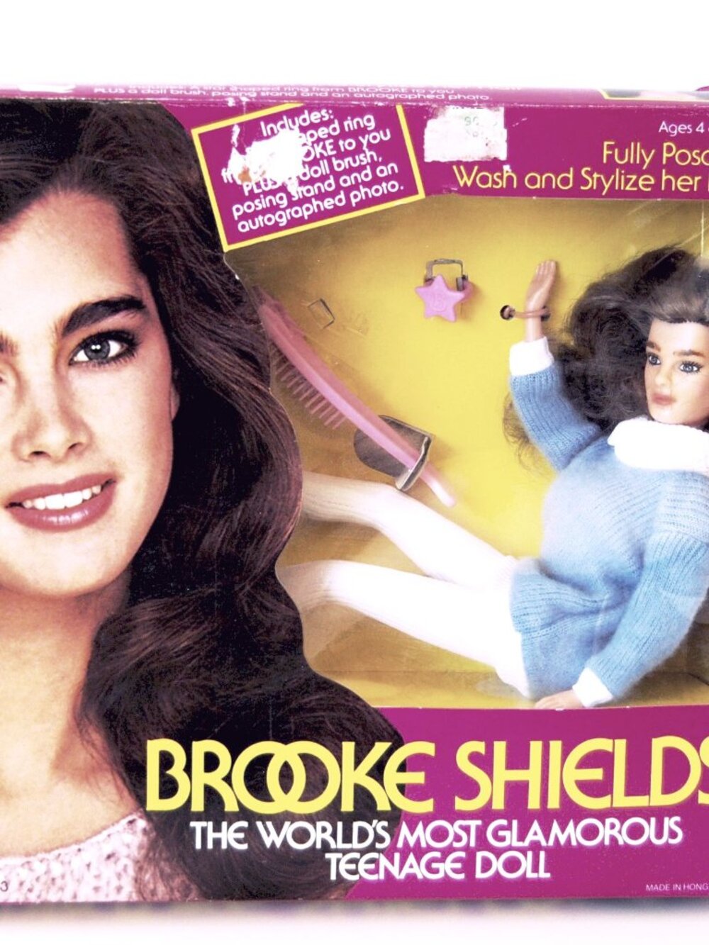 1982 Vintage BROOKE SHIELDS World's most Glamorous Teenage Doll #8833 LYN